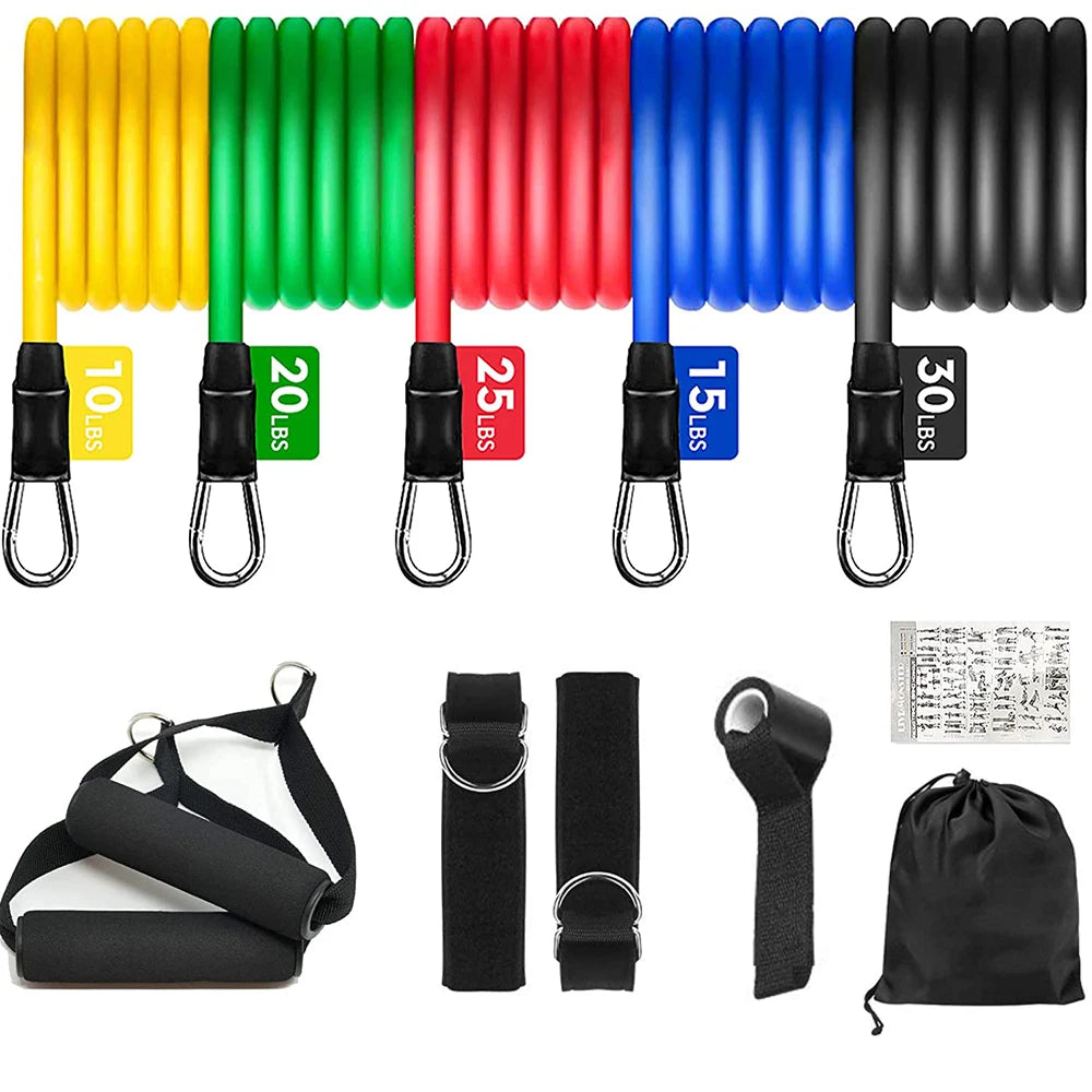 11PCS Resistance Bands Set